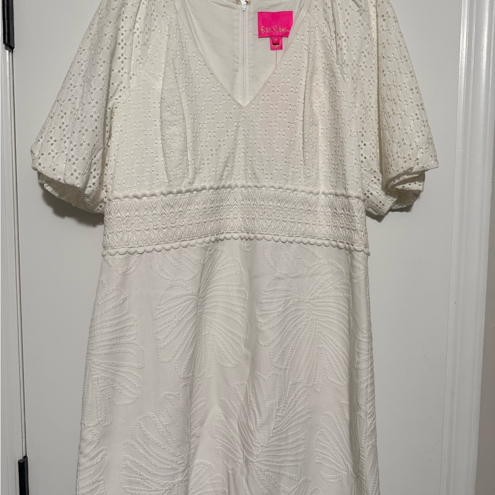 Brand New Lily Pulitzer White Eyelet Dress